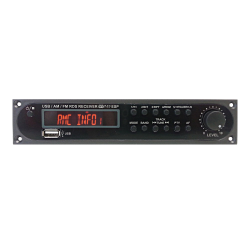 RDS Tuner Module with 24 storable stations, USB compatible with PS and ZA amplifier series