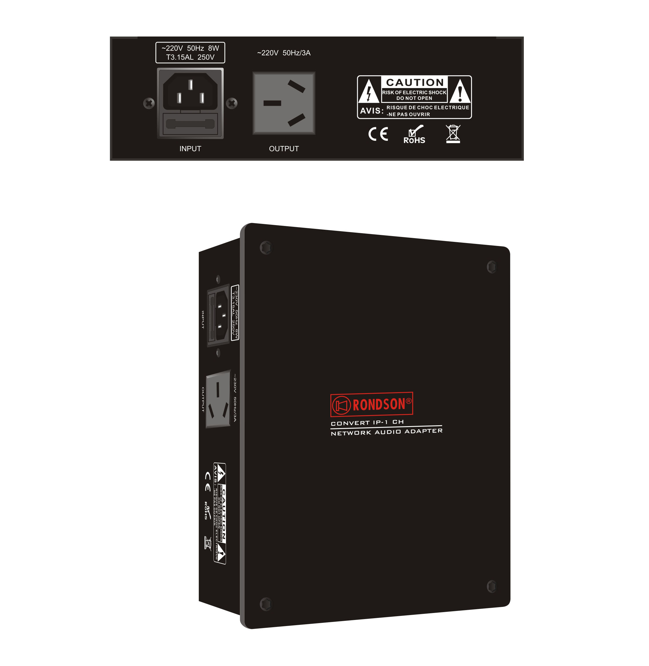 AM-IP® Convertisseur Audio numérique vers analogique Convertisseur