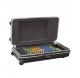Carrying case with 35 rechargeable compartments for WT-100 system