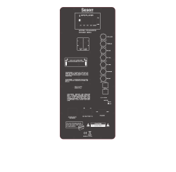 Enceinte sono mobile amplifiée 800W 15 LED/USB/BT/SD/FM + 2