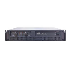 Amplificador estéreo profesional 2 x 265 W de baja impedancia 8Ω