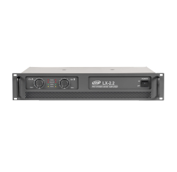 Amplificador estéreo profesional 2 x 360W de baja impedancia 8Ω